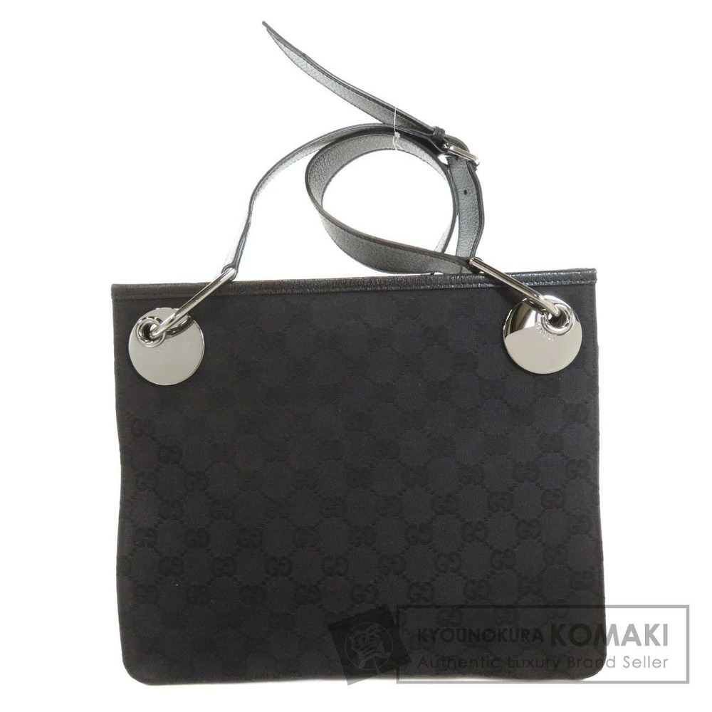 Gucci GG Eclipse crossbody bag black monogram canvas leather